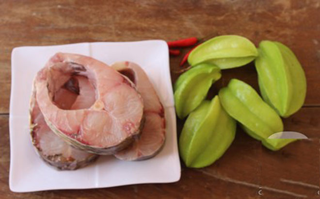 Nguyên liệu cho món cá kho khế