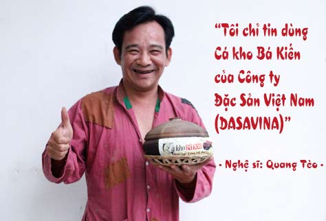 Nghệ sĩ Quang Tèo vô cùng yêu thích món ăn cá kho Bá Kiến