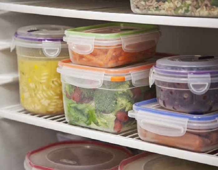 Đồ ăn phải được đậy kín khi để vào tủ lạnh