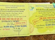 giá vé tham quan Rừng Dừa Bảy Mẫu