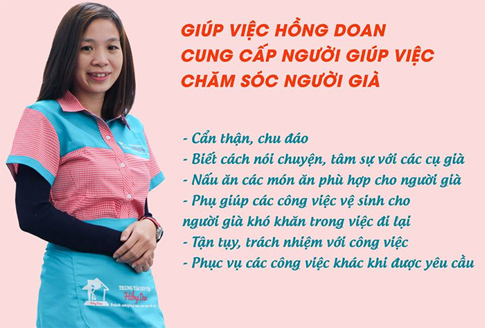 Giúp việc Hồng Doan - địa chỉ giúp việc chăm người già hàng đầu tại Hà Nội