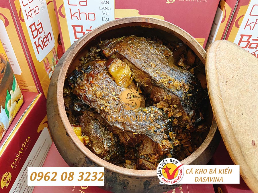 Cá kho làng Vũ Đại là cá kho khô, cần chú ý khi làm nóng để không bị cháy